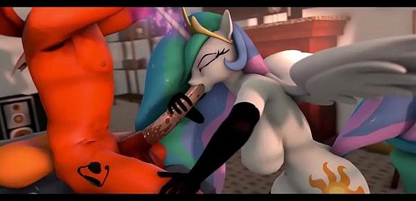  「Conquest of Dragons」by zZiowin [My Little Pony SFM Porn]